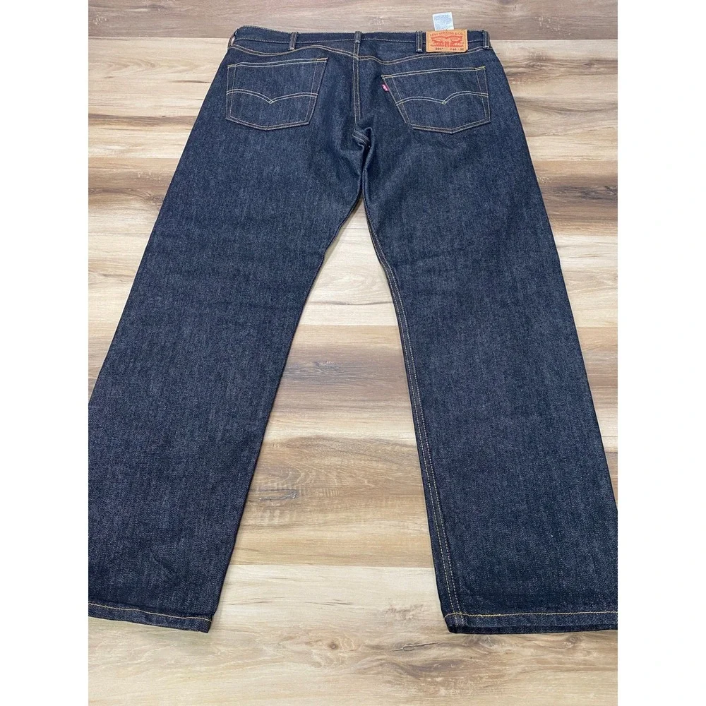 Levi's 501 Jeans 40x32 Dark Wash Rigid Denim Straight Leg 00501-0226